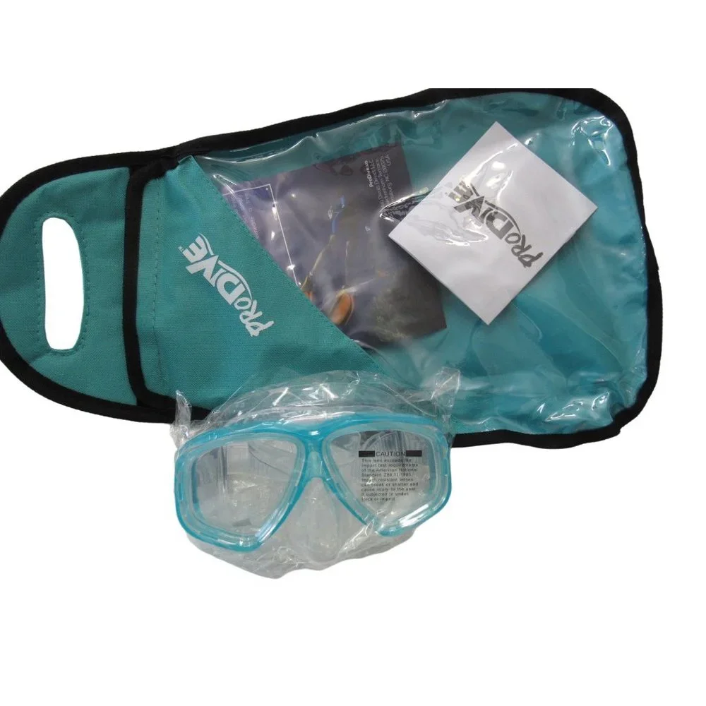 PRODIVE DRY TOP SNORKEL MASK SET WITH TEMPERED GLASS